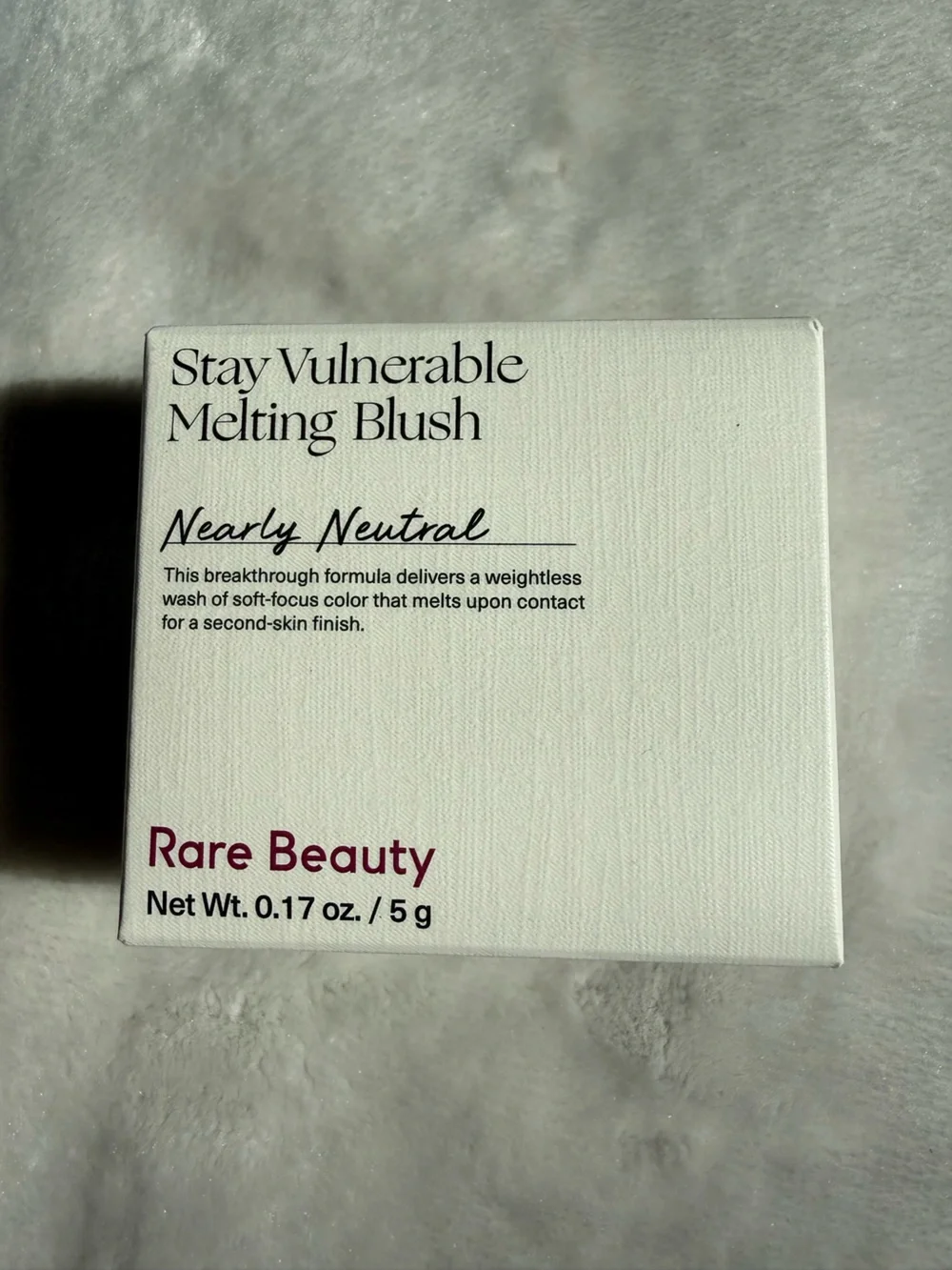 Rare Beauty Stay Vulnerable Melting Blush — Nearly Neutral (soft pink)